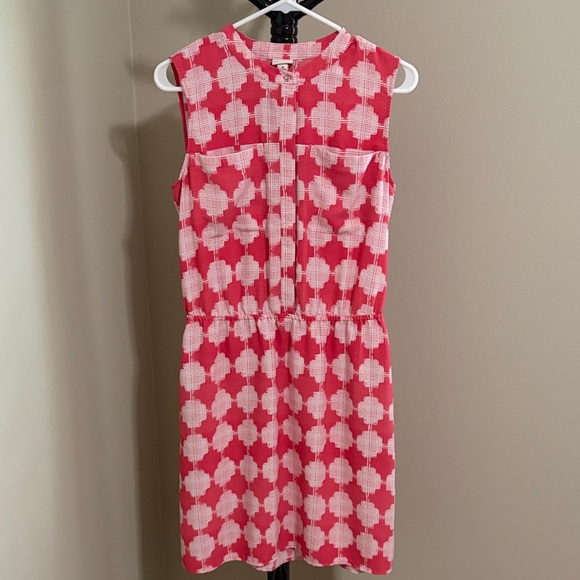 Merona Dresses & Skirts - Merona Pink and White Geometric Dress